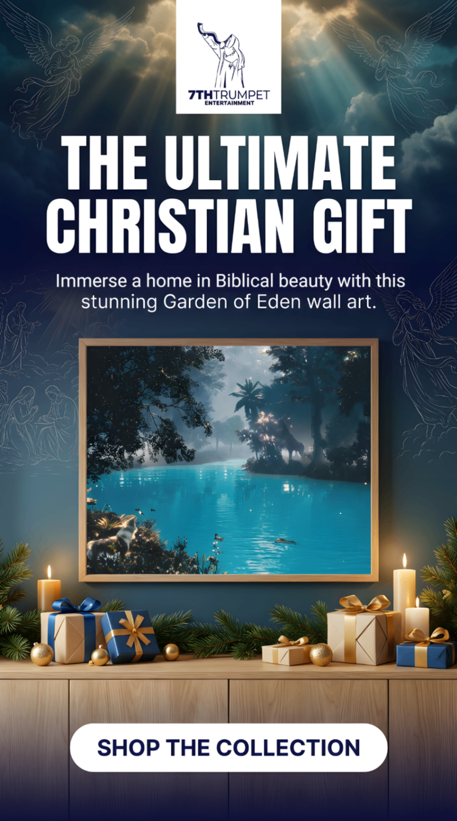 7th Trumpet Entertainment Garden of Eden Wall Art