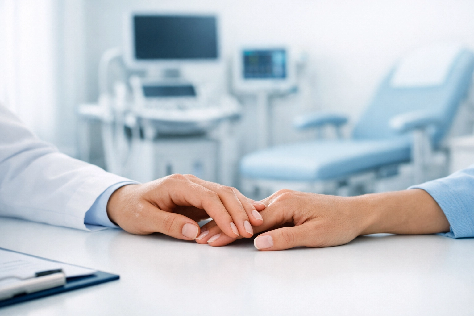 A healthcare professional providing supportive medical supervision for managing weight loss medication side effects.