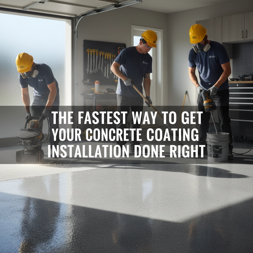 The Fastest Way to Get Your Concrete Coating Installation Done Right