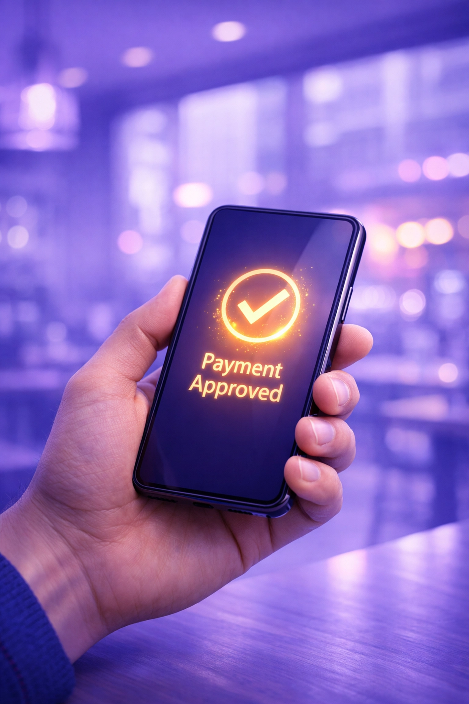 Person using a smartphone to quickly apply for an emergency loan in Canada through a fast cash portal.