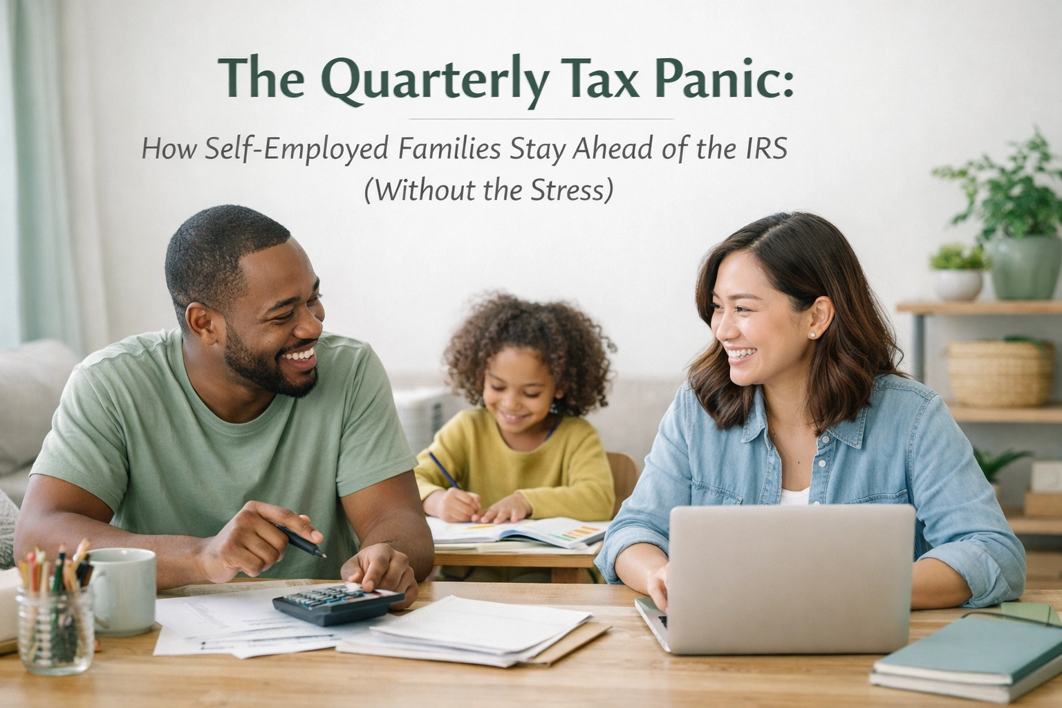[HERO] The Quarterly Tax Panic: How Self-Employed Families Stay Ahead of the IRS (Without the Stress)