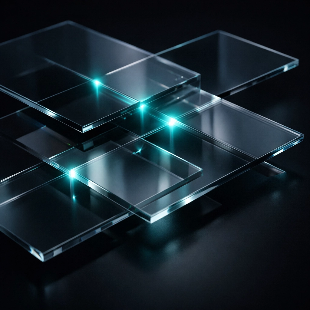 Interconnected surfaces illustrating cross-project visibility and integrated PMO management for SAP S/4HANA.