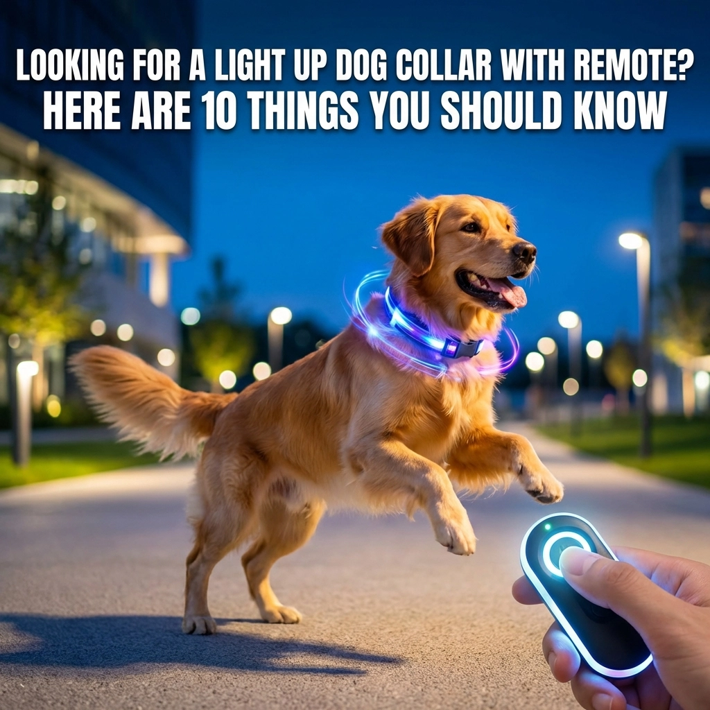 Looking For a Light Up Dog Collar With Remote? Here Are 10 Things You Should Know