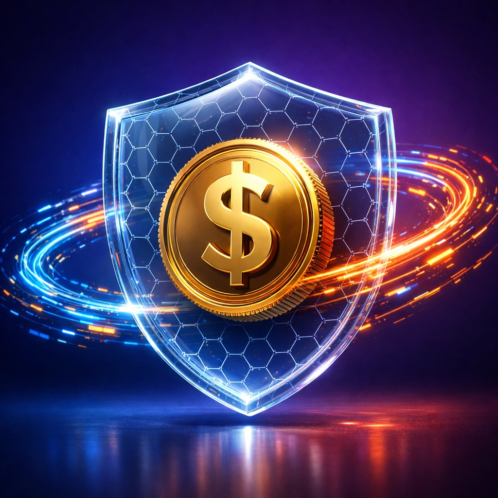 LUSD stablecoin protected by secure blockchain network with seamless transaction flows