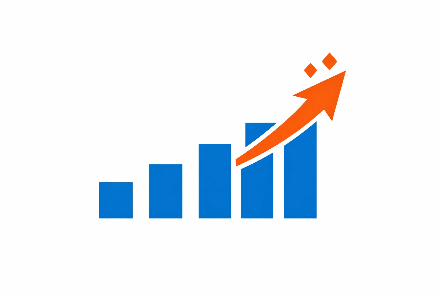 A growth chart representing the positive ROI and business impact of a successful customer education strategy.