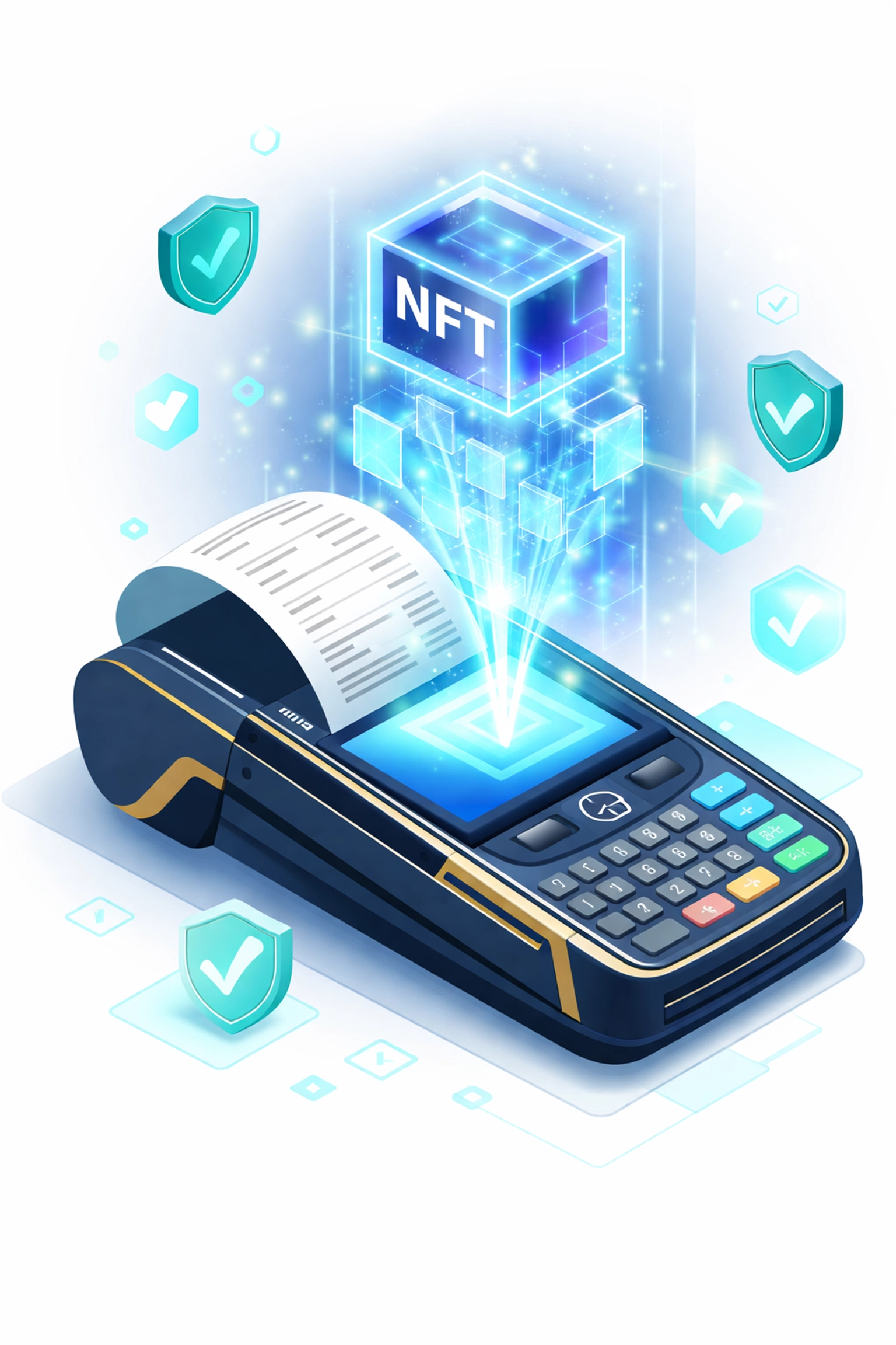 NFT receipt technology transforming traditional receipts into blockchain-verified proof of purchase