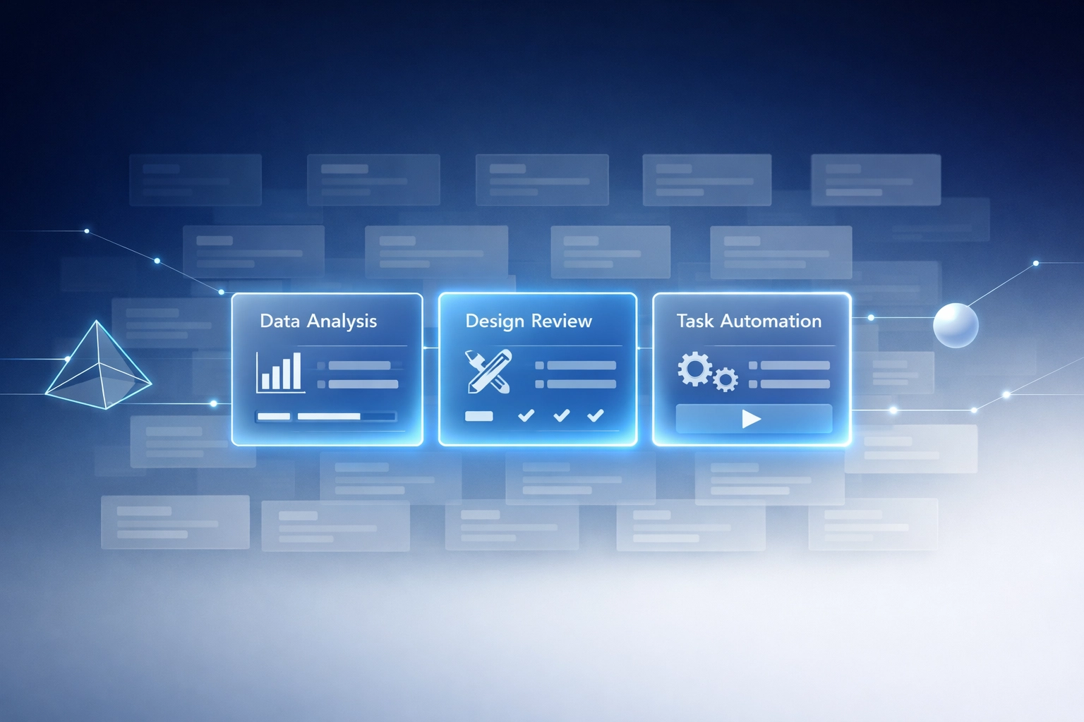 AI workflow automation dashboard showing focused prioritization over scattered automation attempts