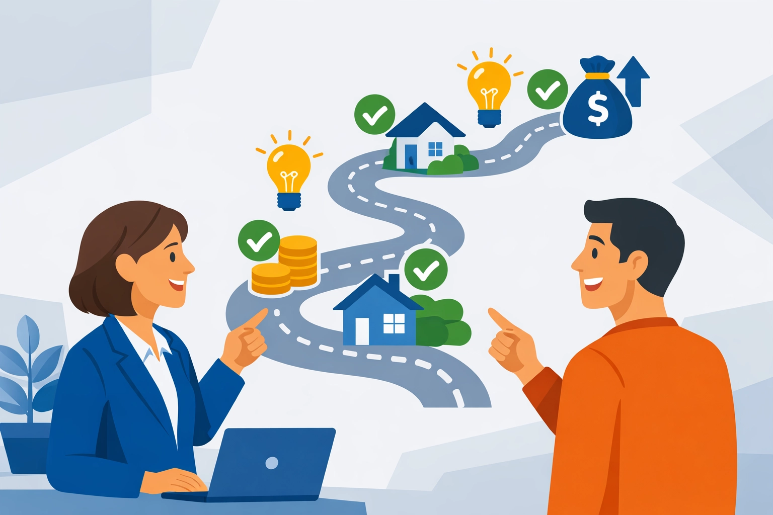 A concierge tax pro in New Haven guiding a client through a strategic financial tax roadmap.