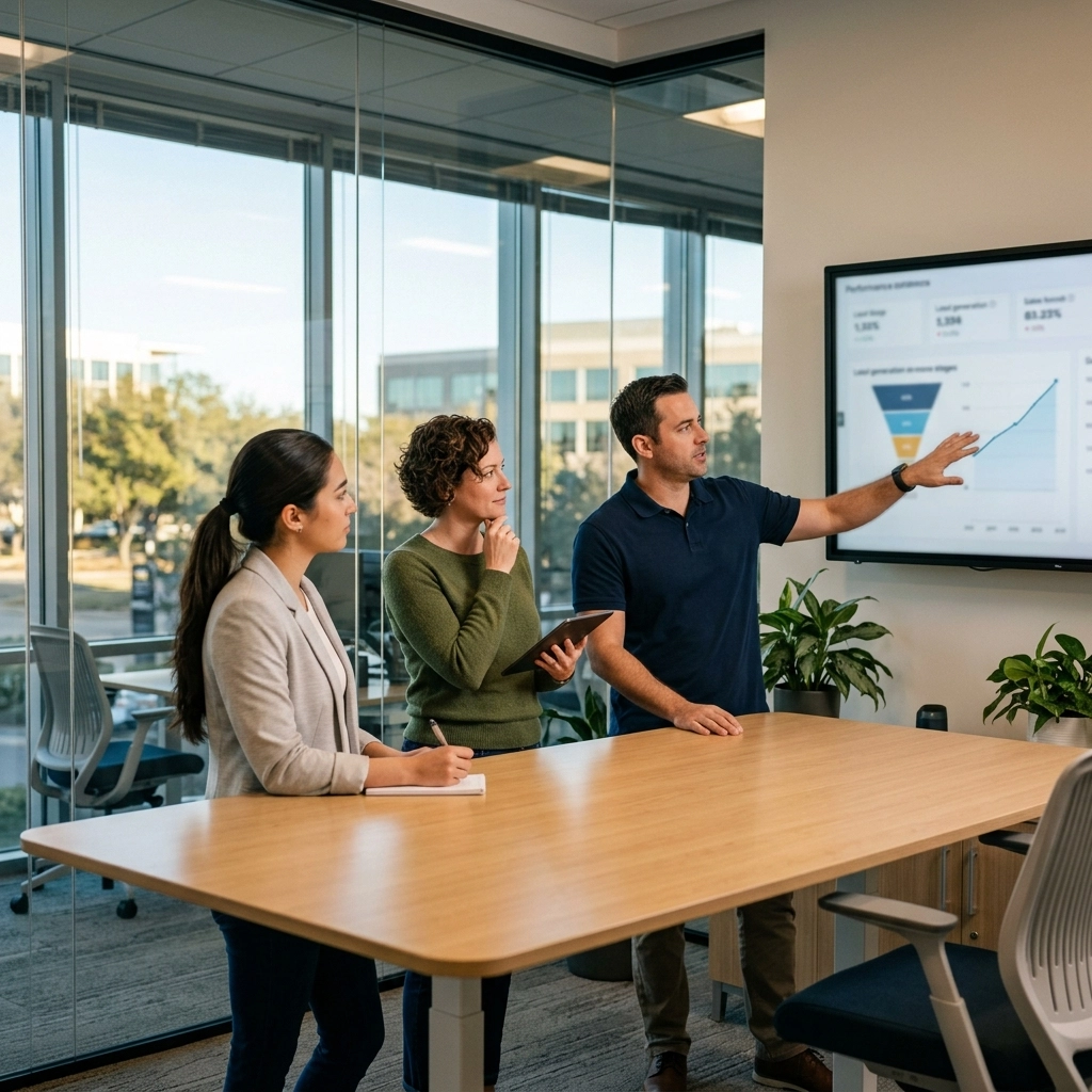 MSP business owner contemplating outbound sales strategies for Managed Service Provider growth and lead generation.