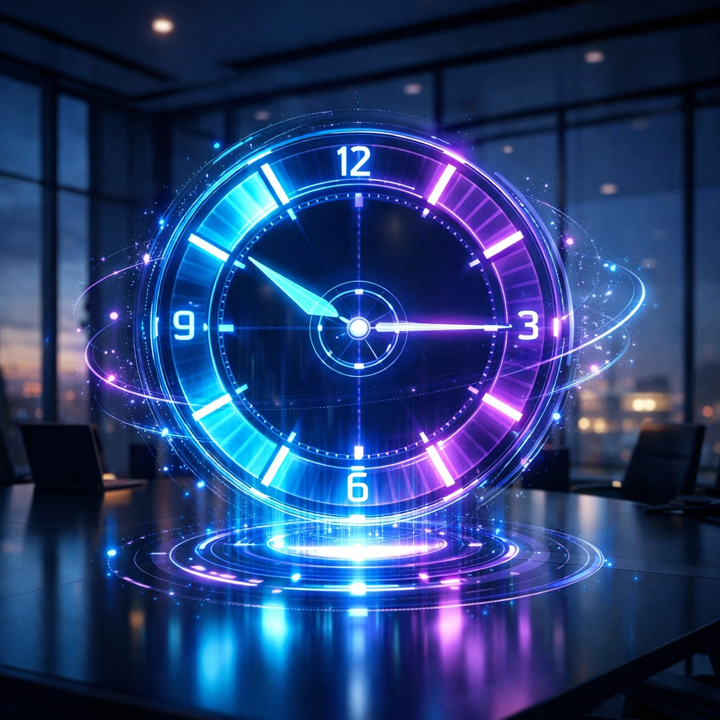 Strukturierte Meeting-Agenda durch ChatGPT Prompts im Büro Alltag für effiziente Zeitplanung.