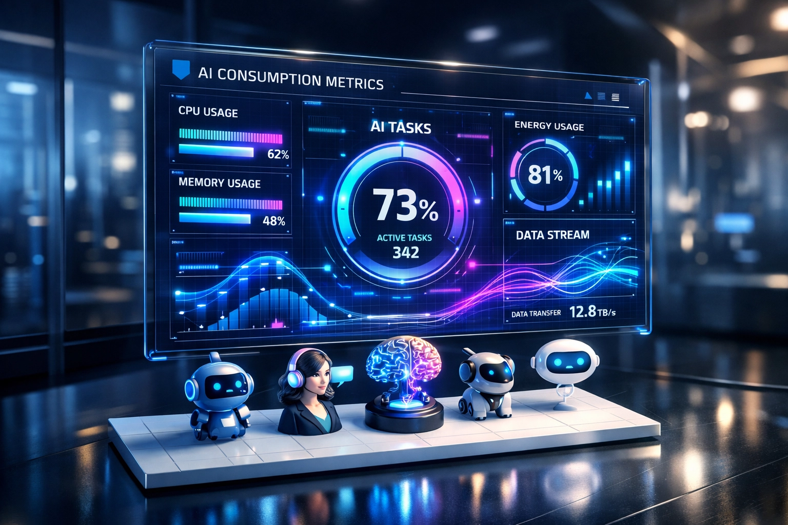ServiceNow NOW Assist AI consumption monitoring dashboard tracking usage metrics and spending