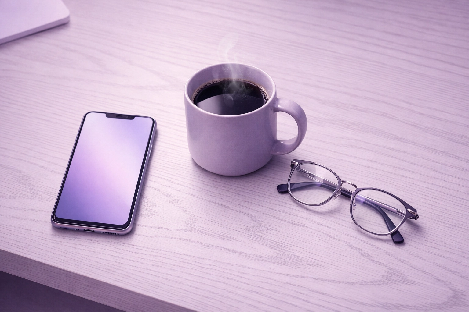Smartphone on a clean desk illustrating the easy process of getting a payday loan online in Canada.