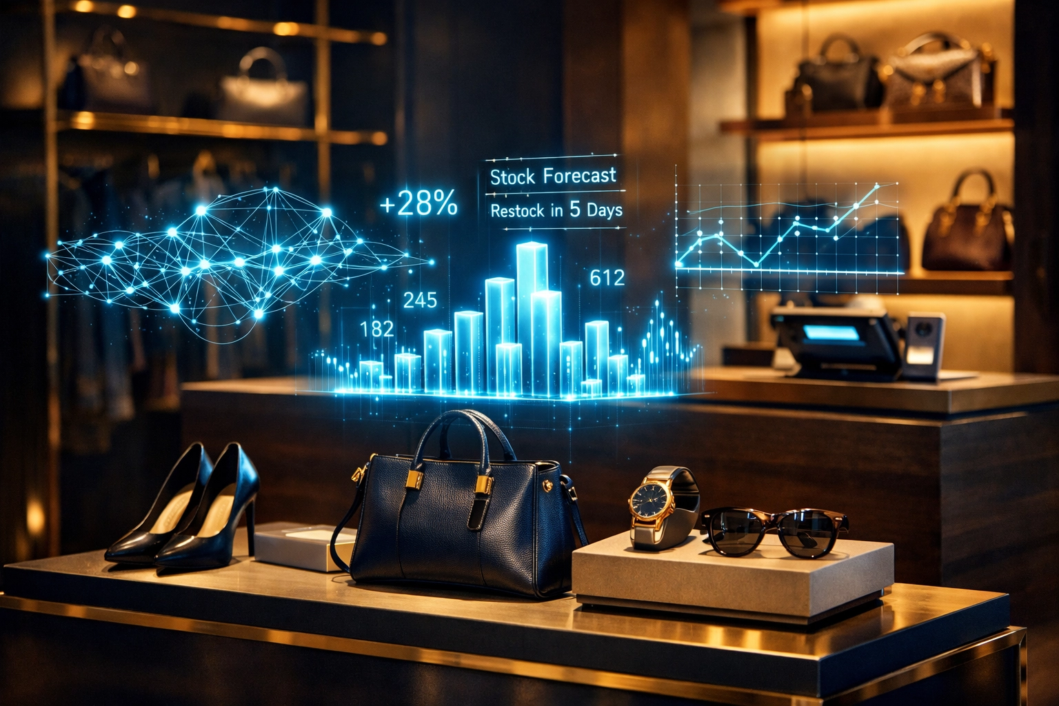 AI-powered crypto POS system for small business scaling with real-time sales analytics and inventory management.