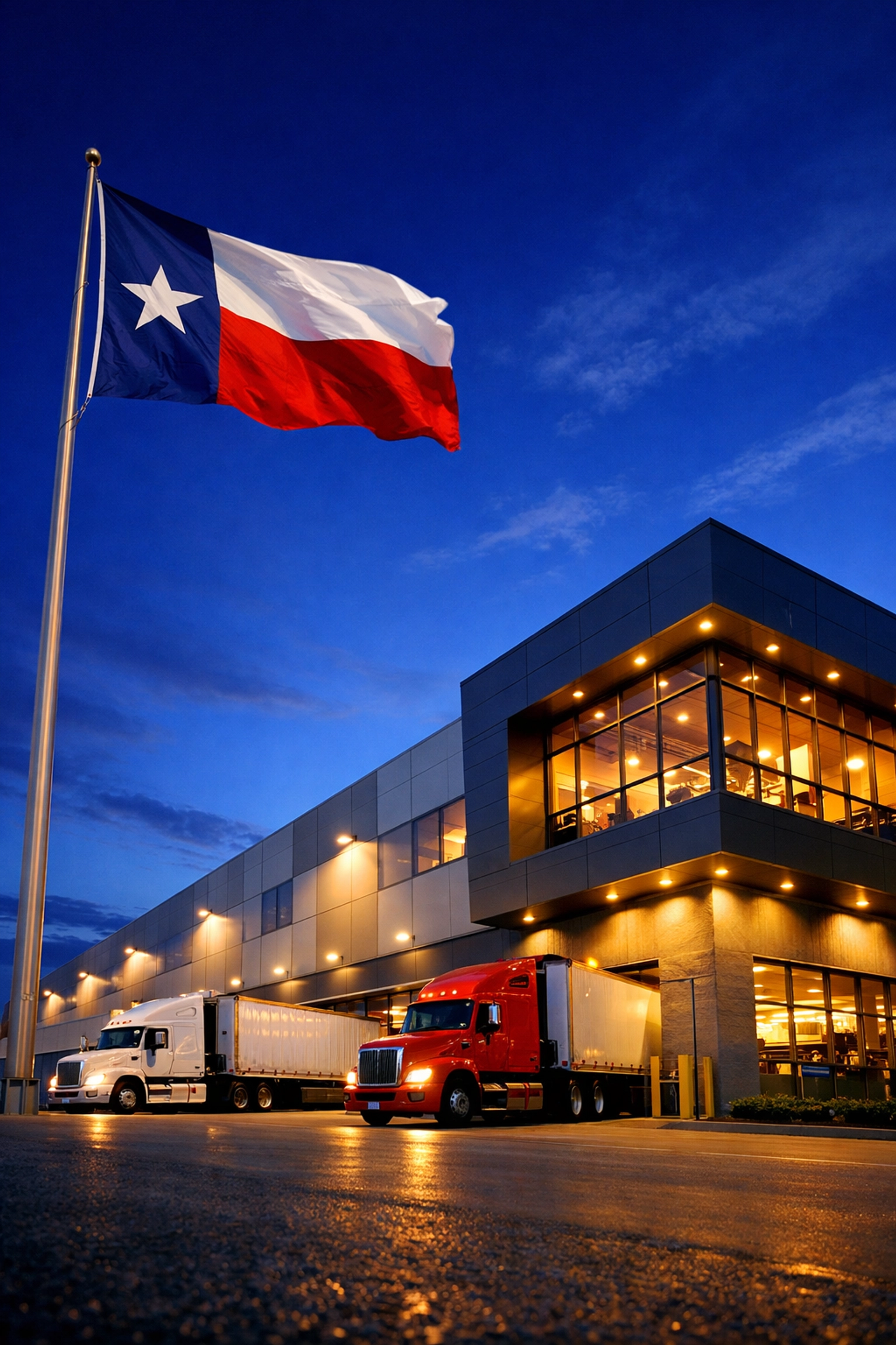 Modern distribution facility in Rockwall County representing corporate growth