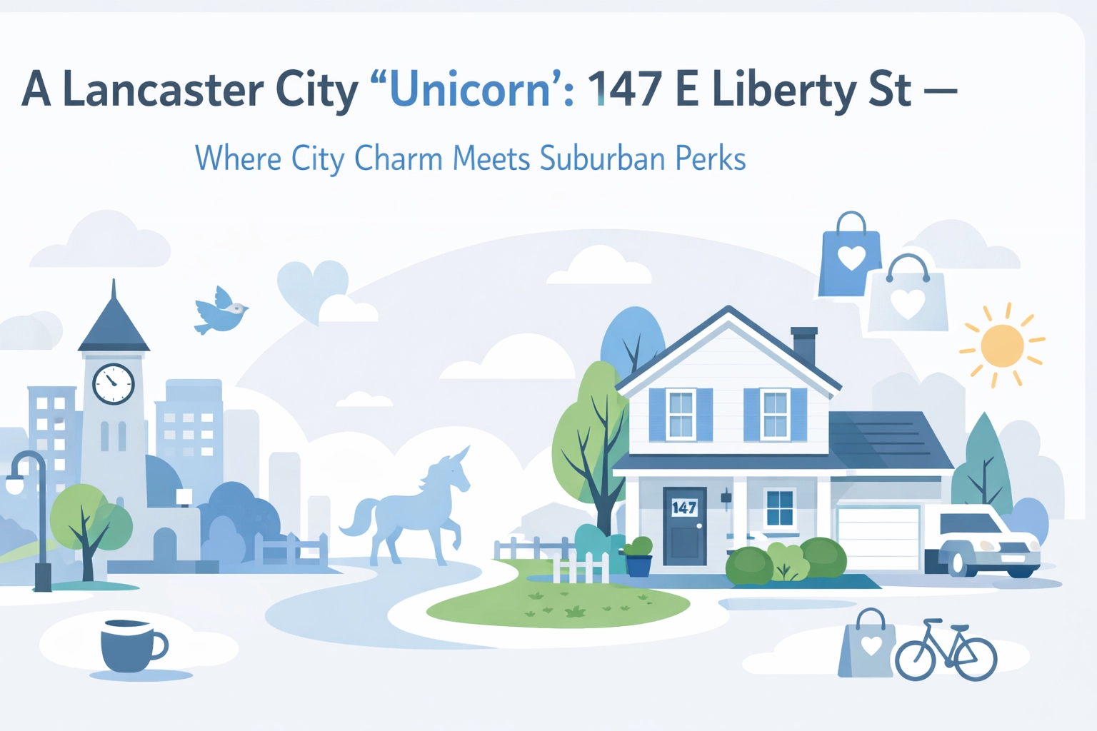 [HERO] A Lancaster City 'Unicorn': 147 E Liberty St , Where City Charm Meets Suburban Perks