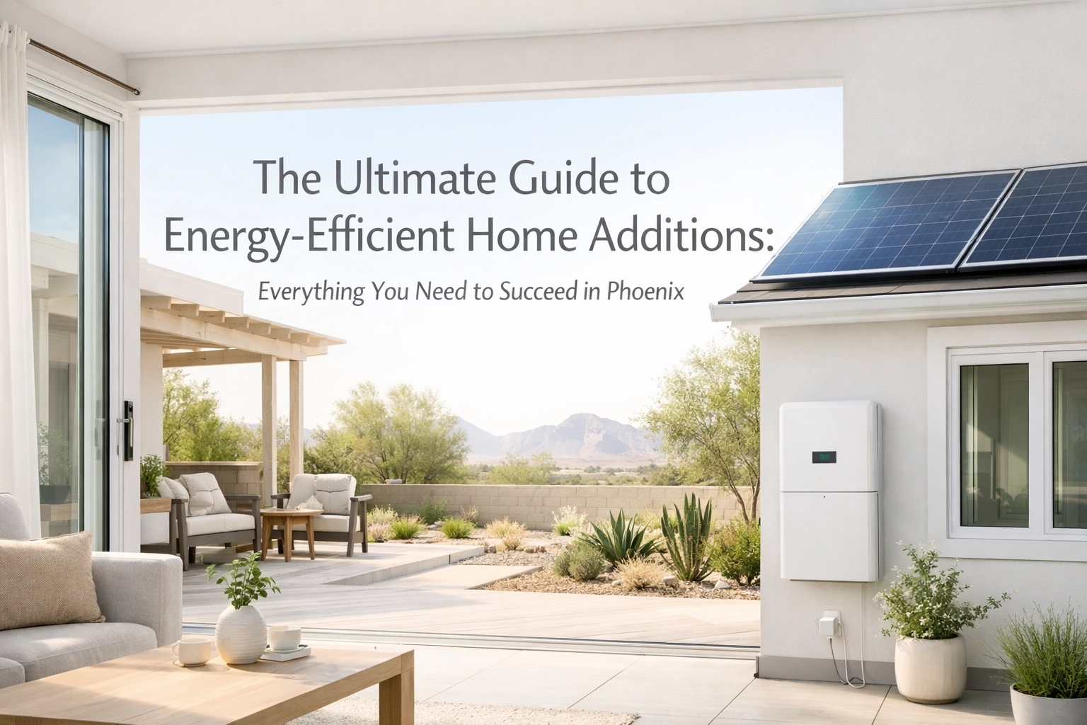 [HERO] The Ultimate Guide to Energy-Efficient Home Additions: Everything You Need to Succeed in Phoenix