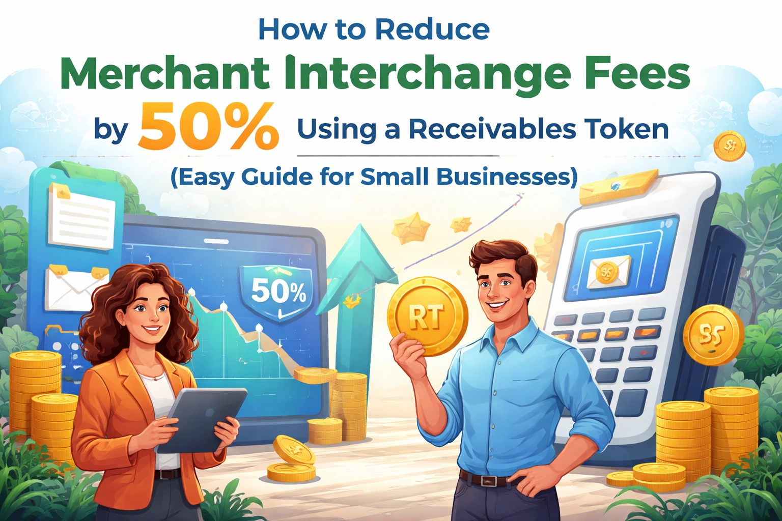 [HERO] How to Reduce Merchant Interchange Fees by 50% Using a Receivables Token (Easy Guide for Small Businesses)