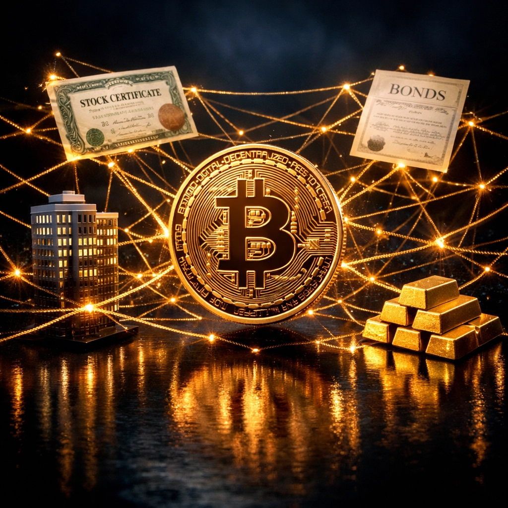 Bitcoin integration with traditional assets in diversified investment portfolio structure