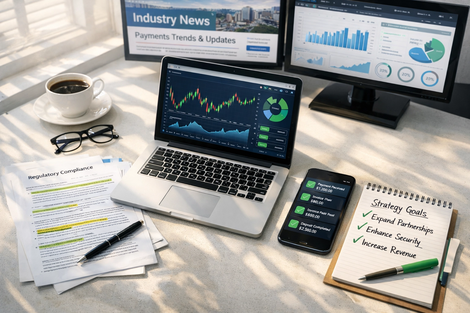 Payment industry professional monitoring rate cap regulations and market developments