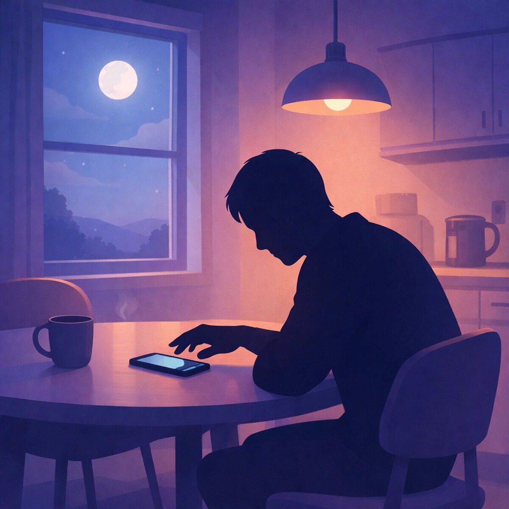 Family law client calling attorney late at night when spouse is away