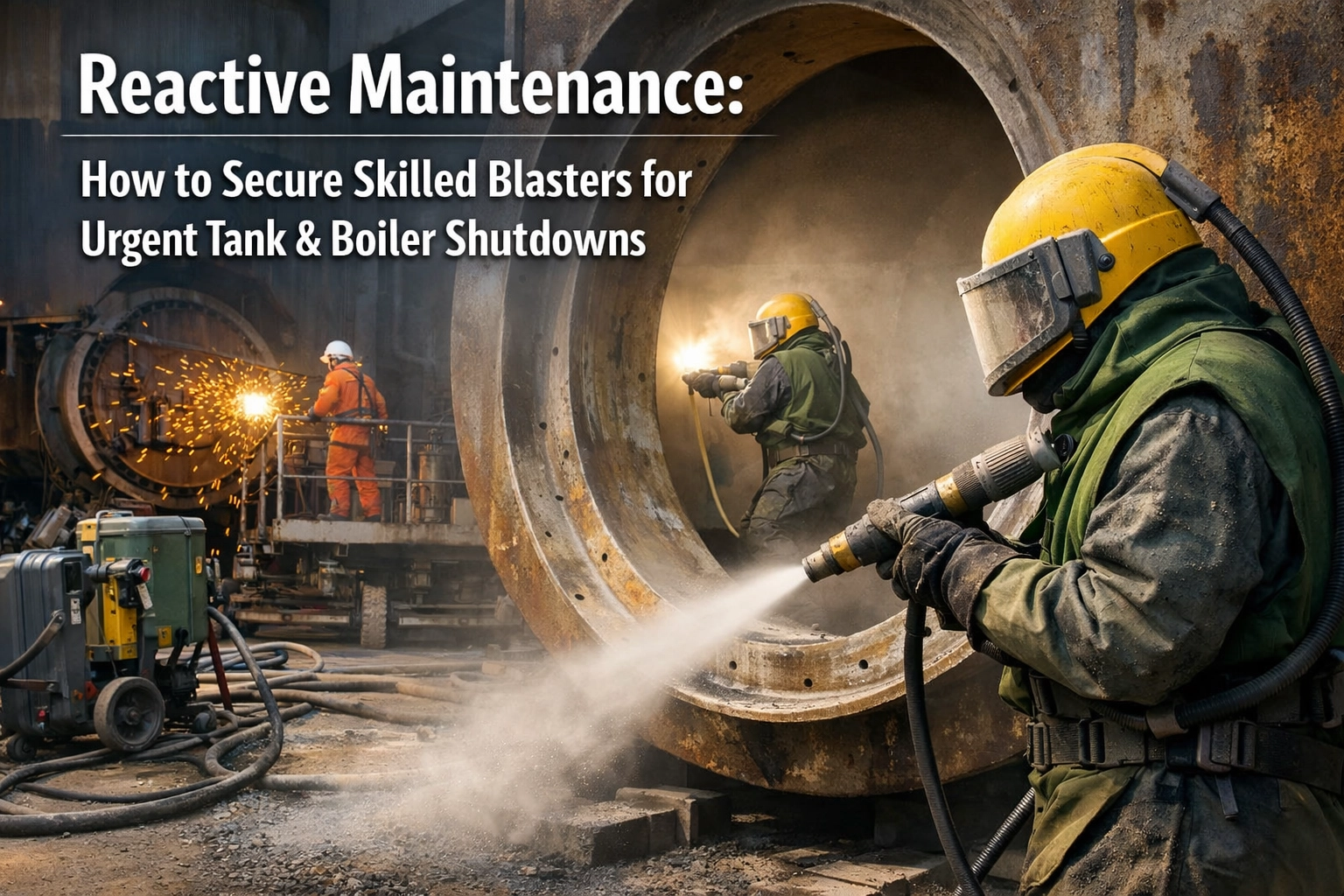 [HERO] Reactive Maintenance: How to Secure Skilled Blasters for Urgent Tank & Boiler Shutdowns
