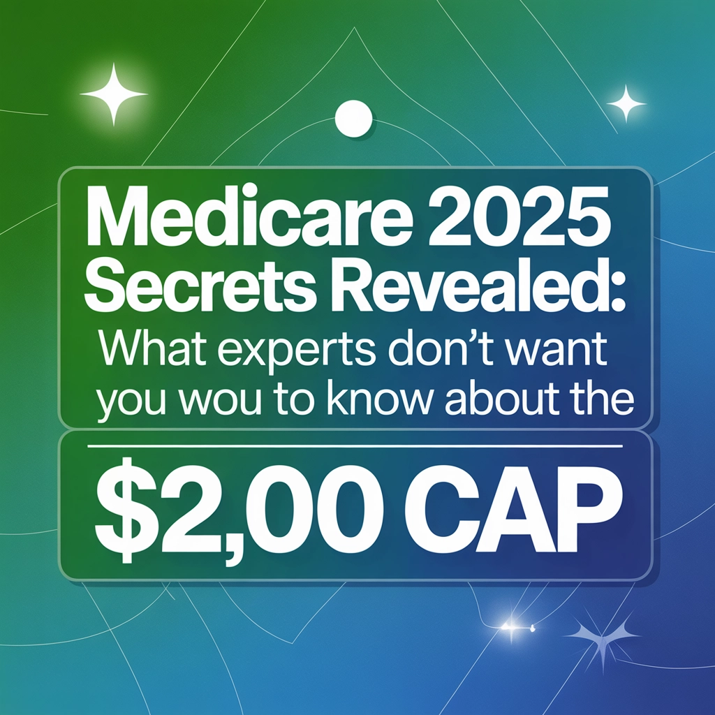 Medicare 2025 Secrets Revealed: What Experts Don't Want You to Know About the $2,000 Cap