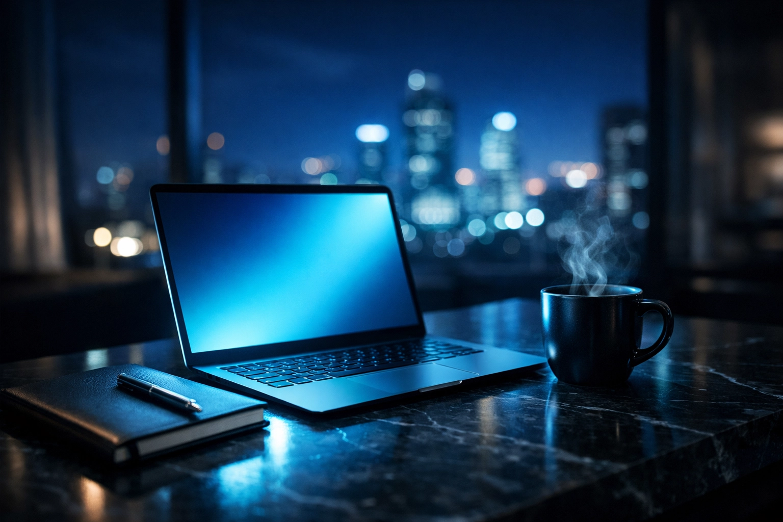 Modern office laptop showcasing 24/7 lead generation for accountants through SEO and digital marketing.