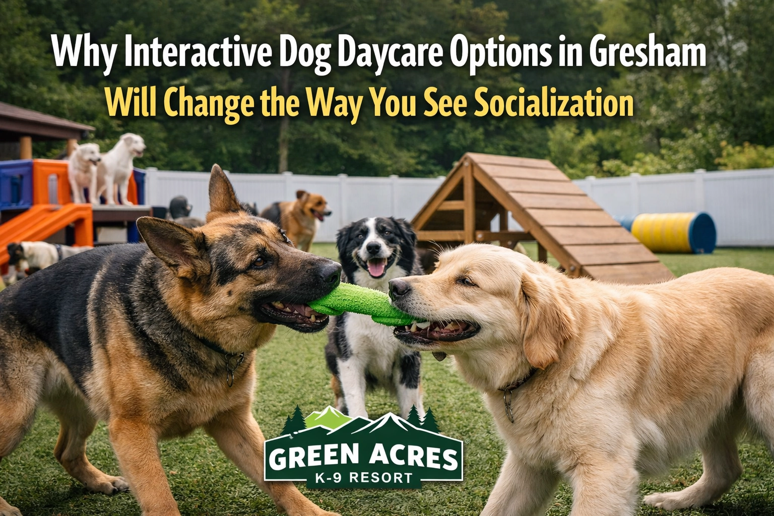 [HERO] Why Interactive Dog Daycare Options in Gresham Will Change the Way You See Socialization