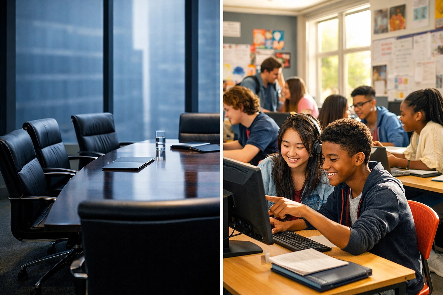 Contrast between traditional recruiting and high school talent pipeline programs