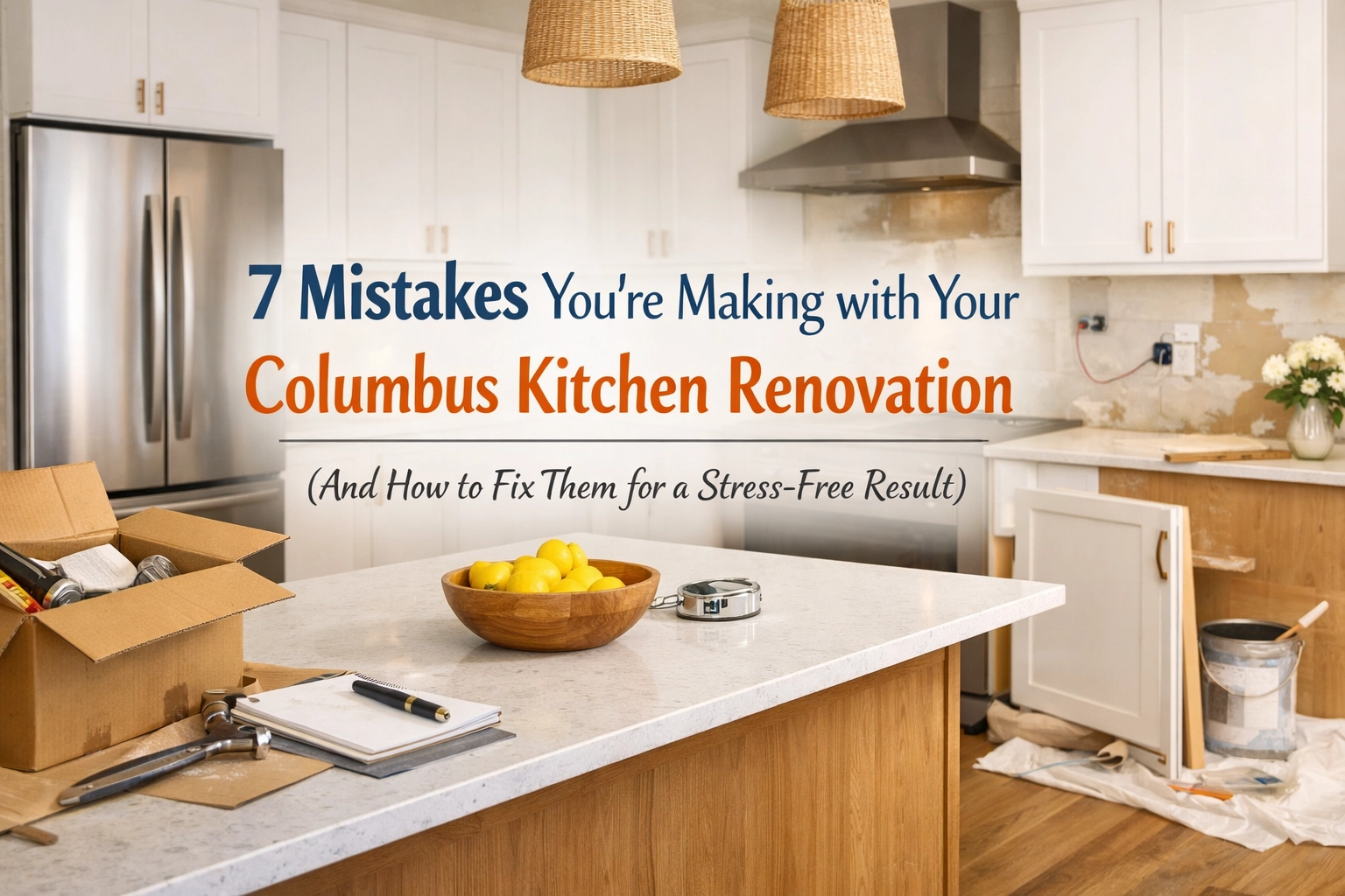 [HERO] 7 Mistakes You’re Making with Your Columbus Kitchen Renovation (And How to Fix Them for a Stress-Free Result)