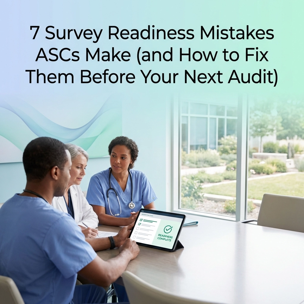 [HERO] 7 Survey Readiness Mistakes ASCs Make (and How to Fix Them Before Your Next Audit)