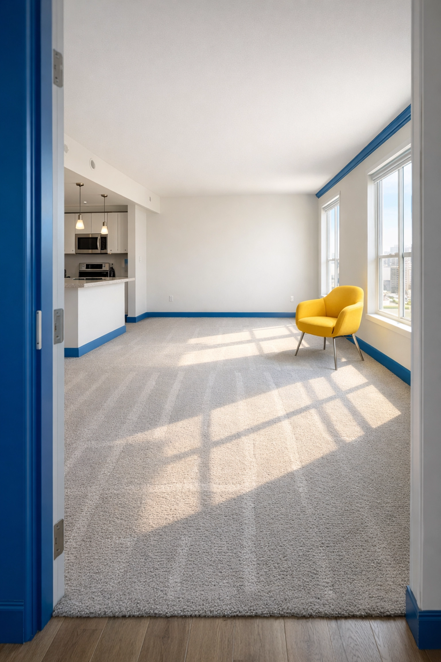 Modern Westborough apartment ready for move-in after a thorough deep cleaning service.