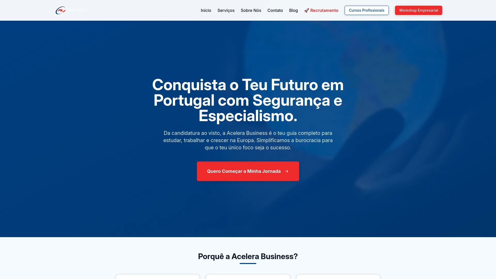 Acelera Business - Mobilidade Internacional com Segurança