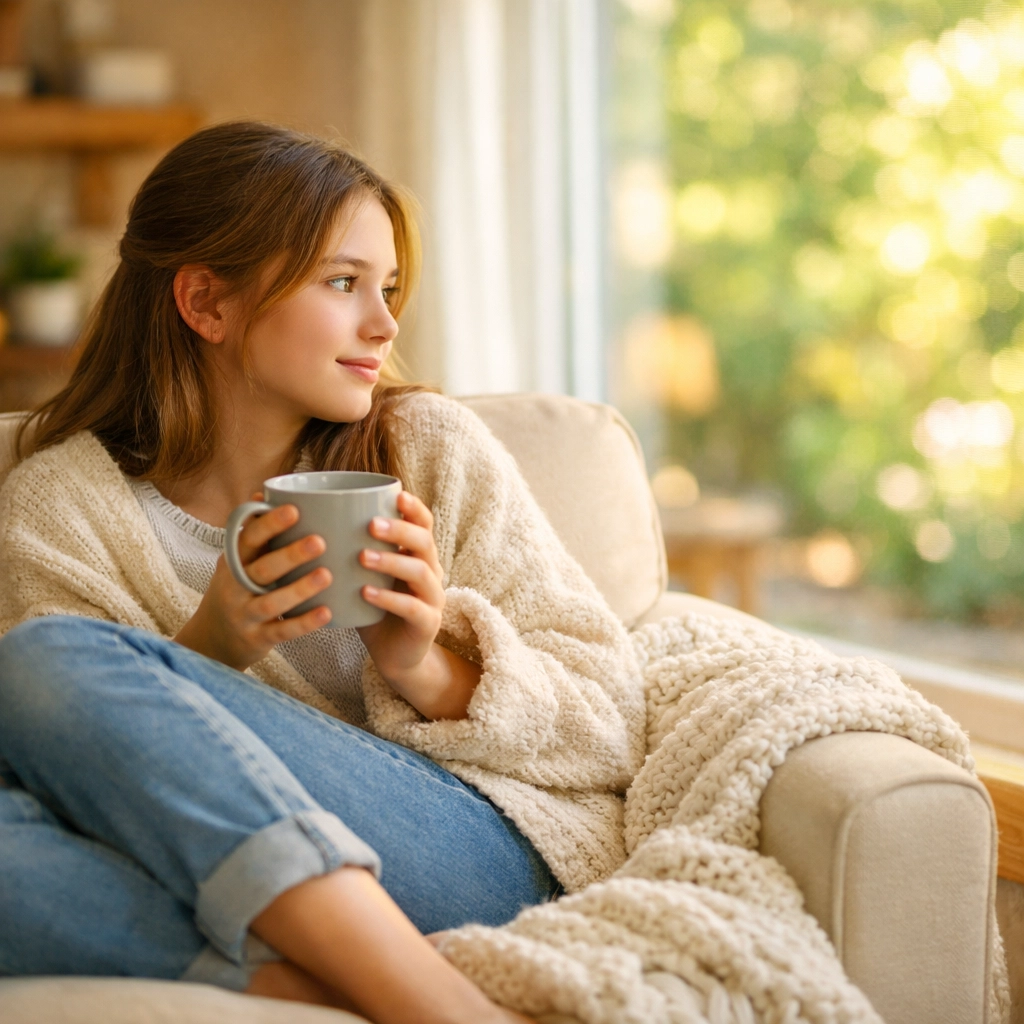 A teenage girl finds peace and safety at a teen residential treatment center.