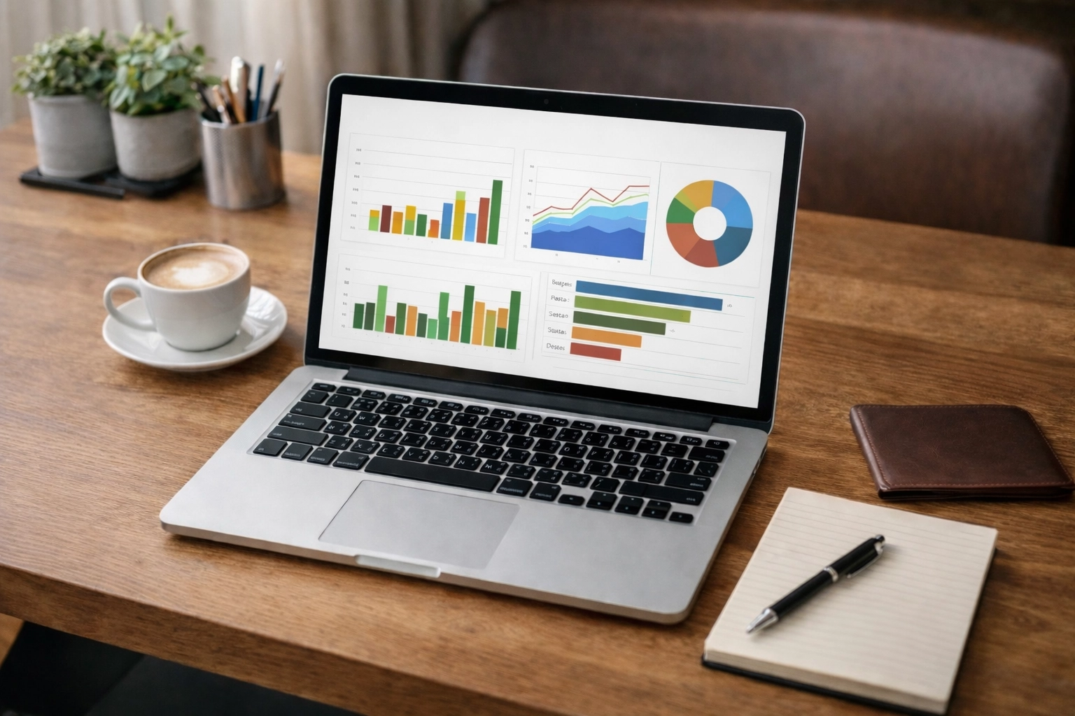 Restaurant financial management dashboard displaying real-time analytics and reports