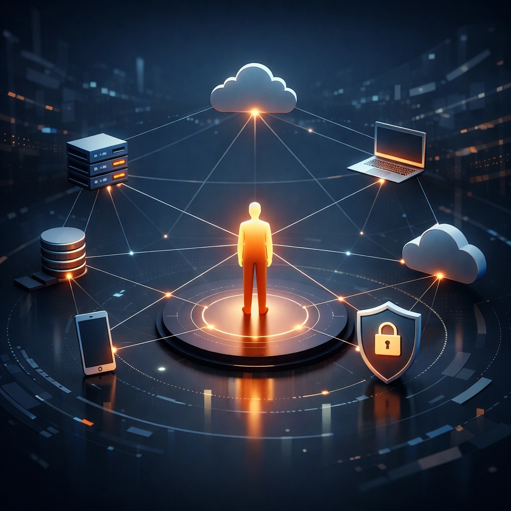 Single IT person managing entire business infrastructure showing vulnerability