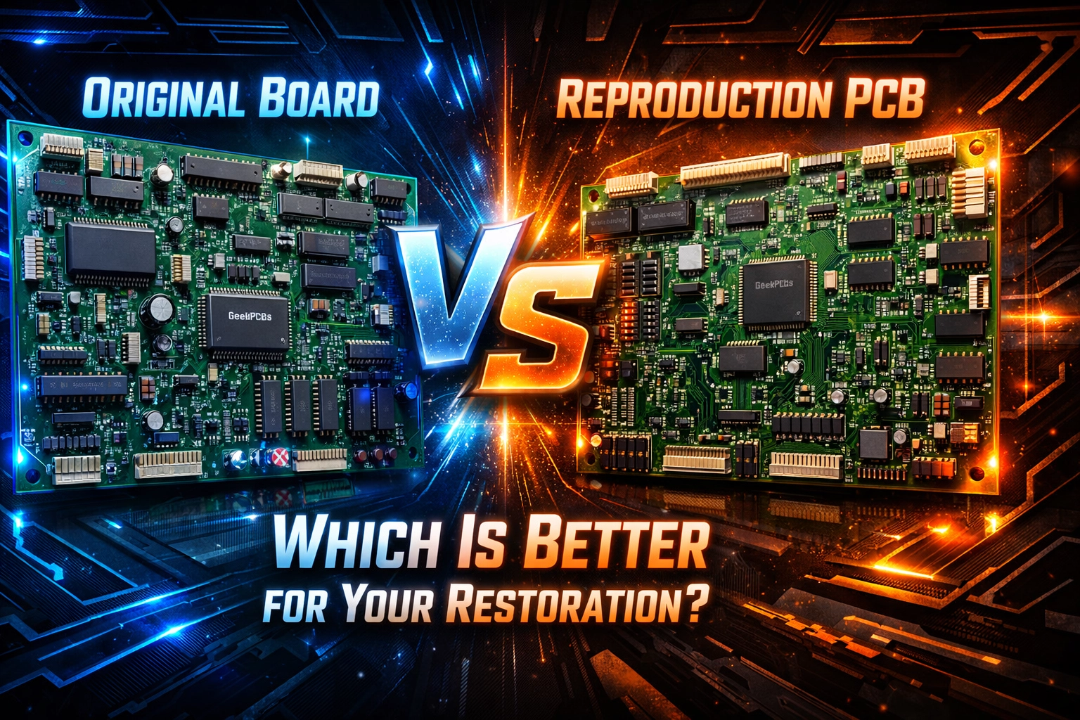 [HERO] Original Board vs Reproduction Pinball PCB: Which Is Better for Your Restoration?