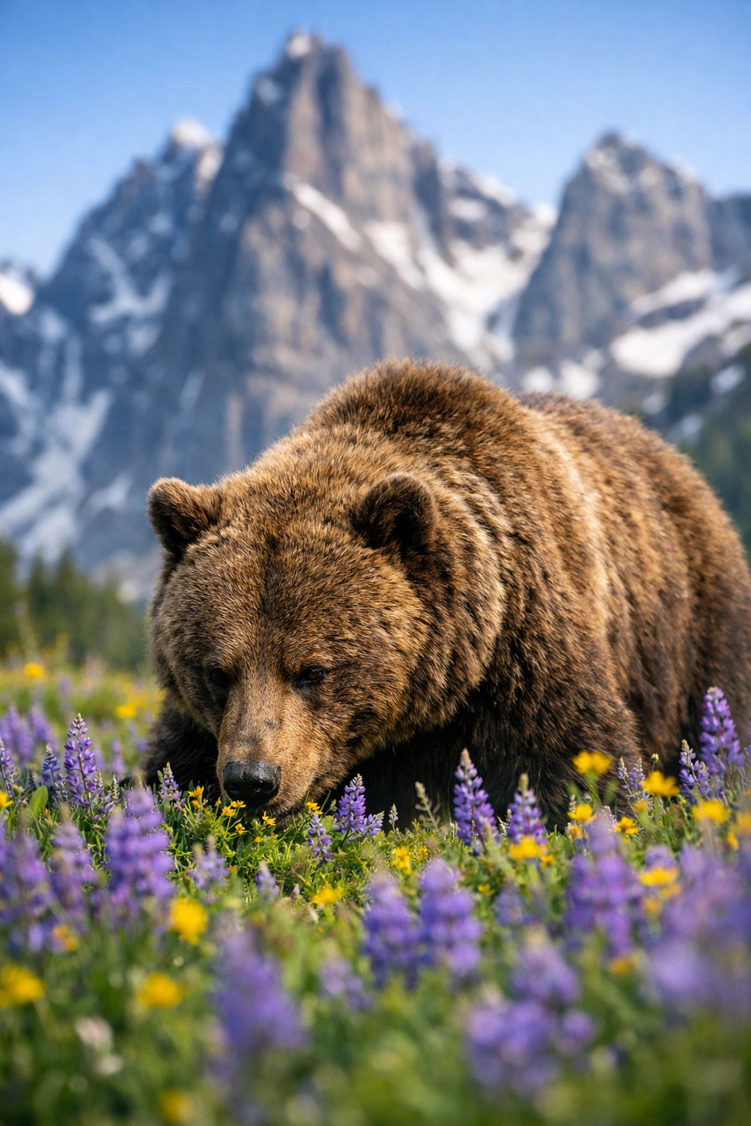 The Ultimate Guide to All 63 US National Parks: Best Photography Locations for Epic Shots 3 Grizzly bear in Glacier National Park, one of the best photography locations for wildlife.