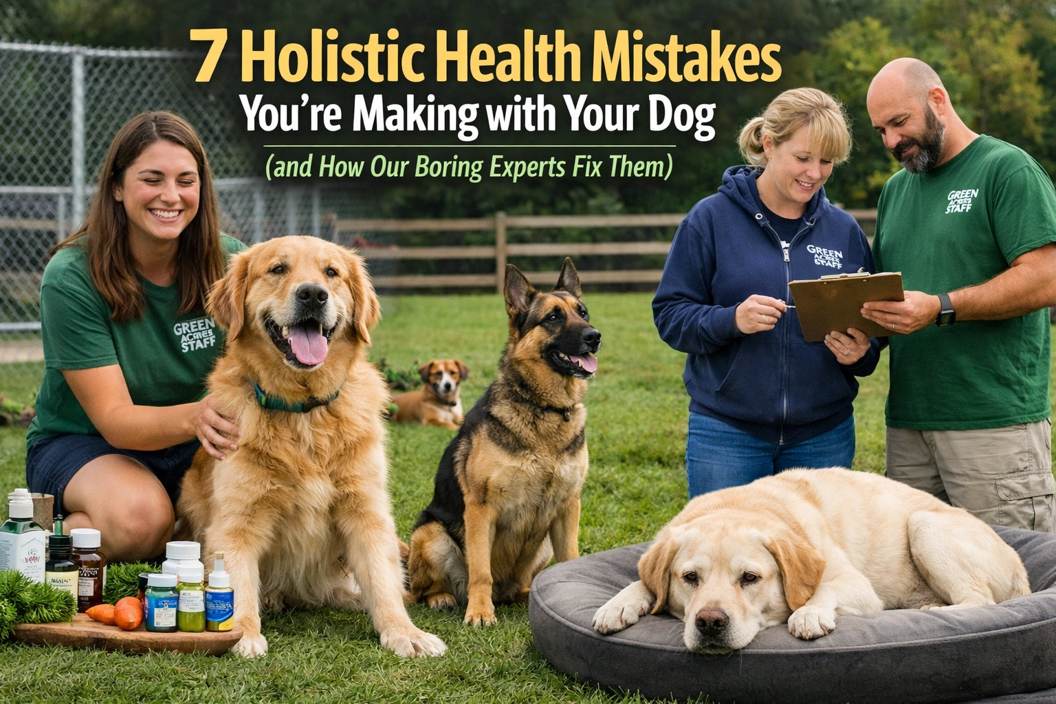 [HERO] 7 Holistic Health Mistakes You’re Making with Your Dog (and How Our Boring Experts Fix Them)