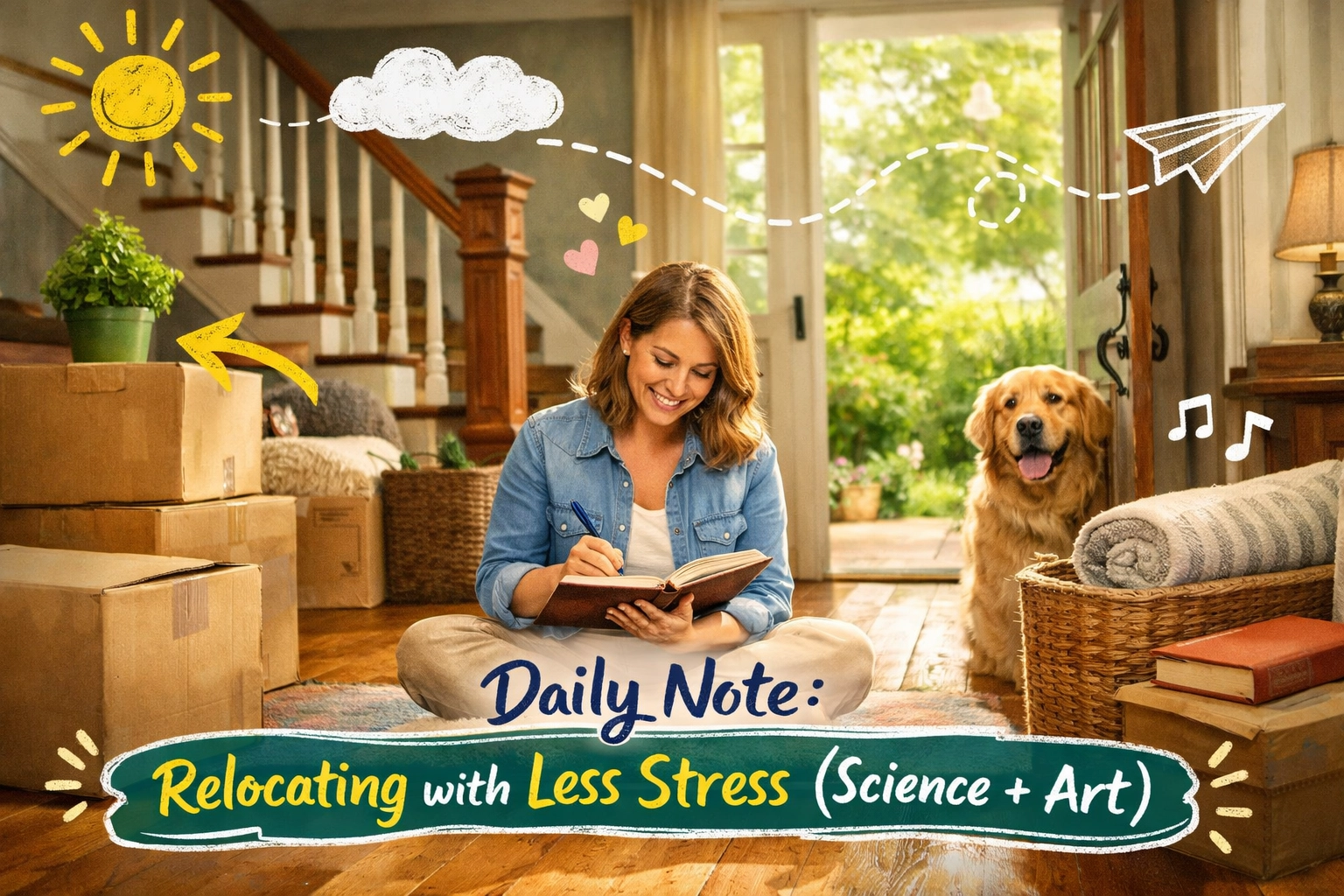 [HERO] Daily Note: Relocating with Less Stress (Science + Art)