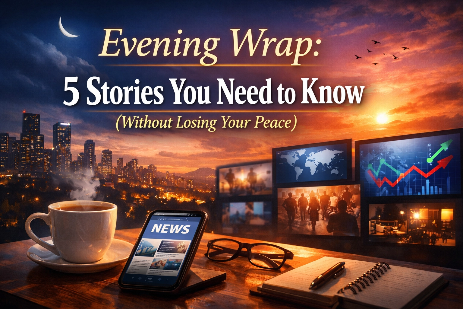 [HERO] Evening Wrap: 5 Stories You Need to Know (Without Losing Your Peace)