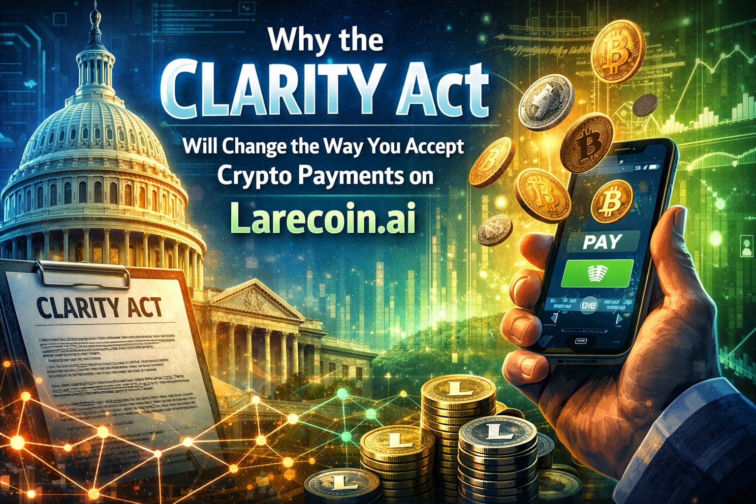 [HERO] Why the CLARITY Act Will Change the Way You Accept Crypto Payments on Larecoin.ai