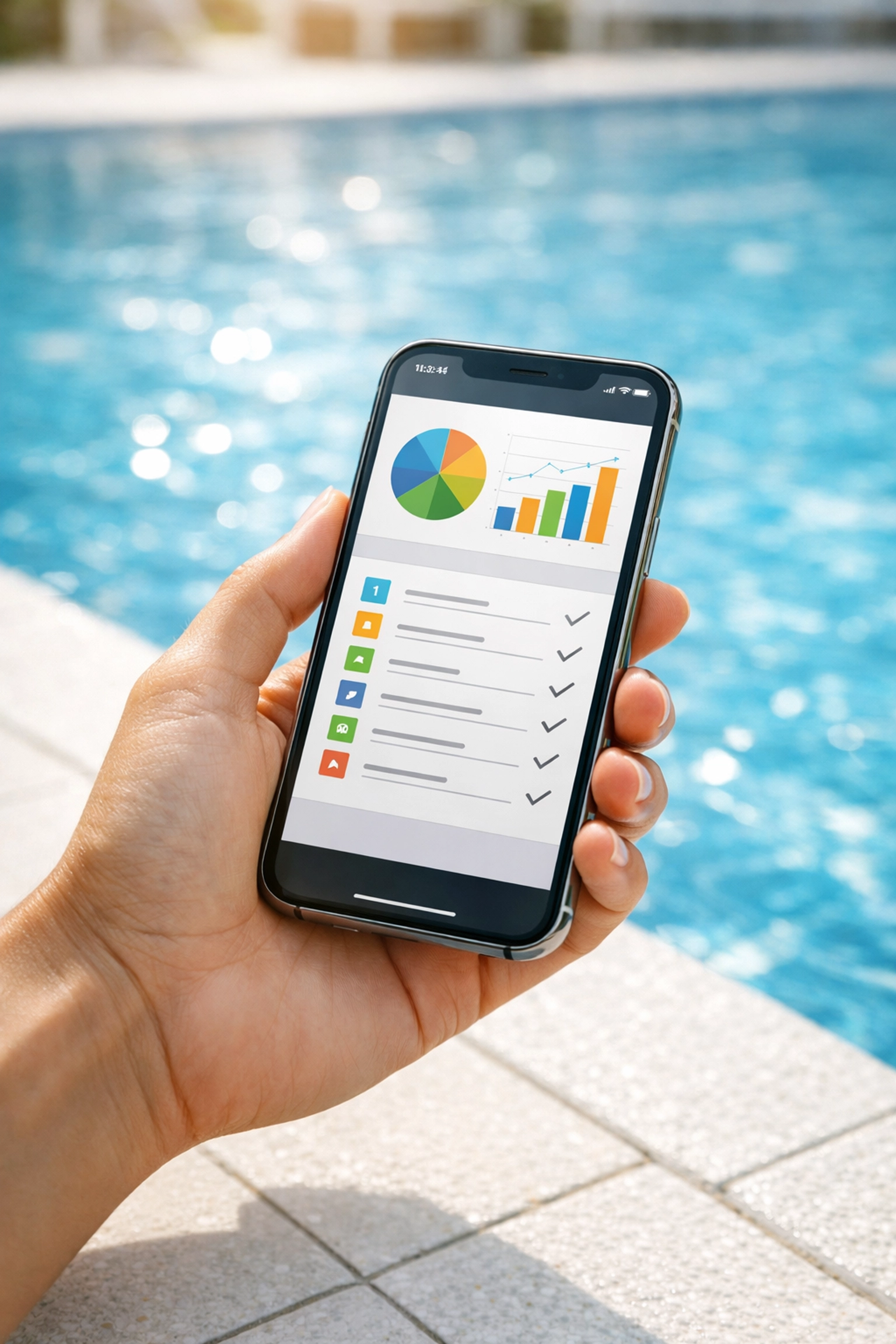 Pool routes for sale supported by pool service software and transparent billing records