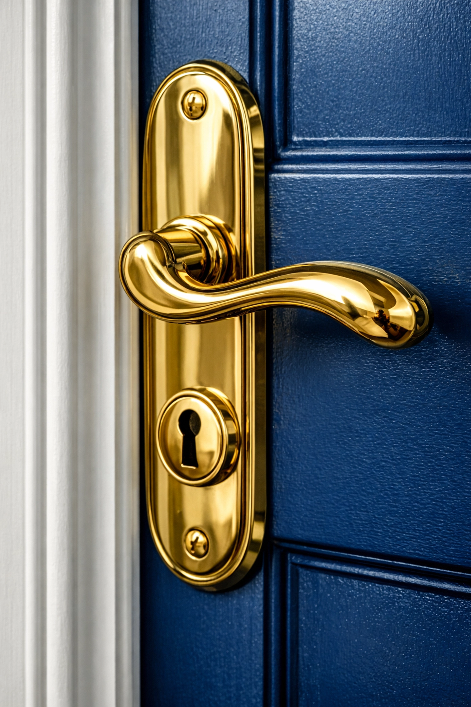 Luxury house cleaning preserves architectural details like polished brass hardware on a historic Beacon Hill home.