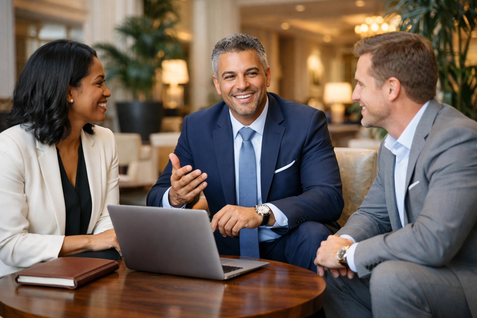 Leadership team using fractional CTO services to develop a technology roadmap for profitable growth.