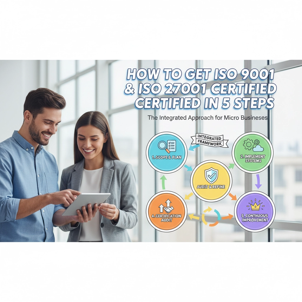 How to Get ISO 9001 and ISO 27001 Certified in 5 Steps: The Integrated Approach for Micro Businesses