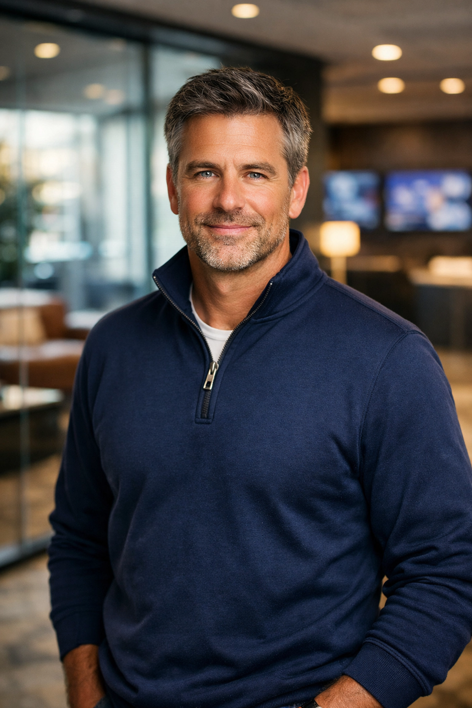 CEO Dan Kost of Name. Image, likeness. in a professional office setting representing expert digital marketing leadership.