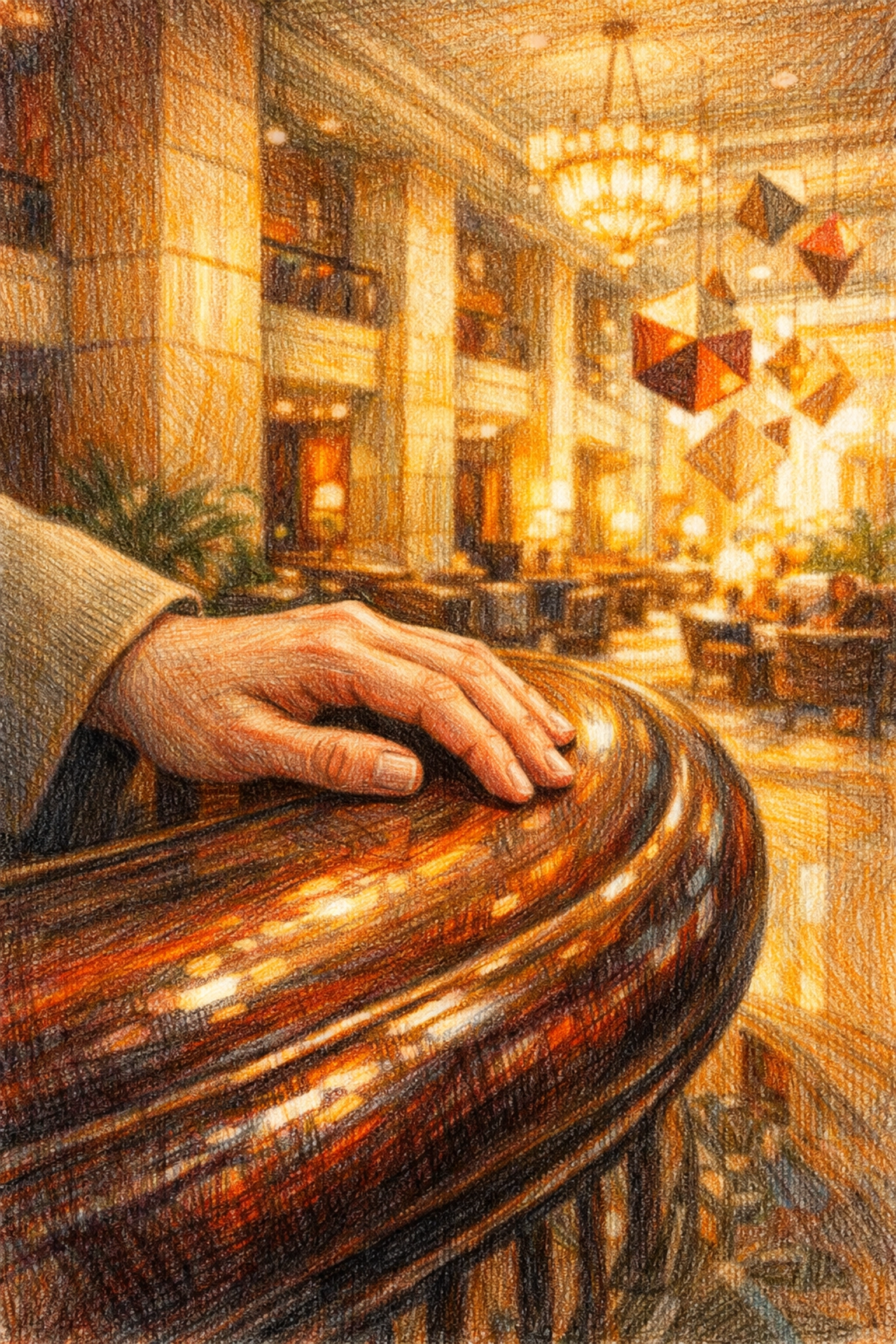 Tactile luxury hospitality interior focusing on comfort and sustainable hotel architecture.