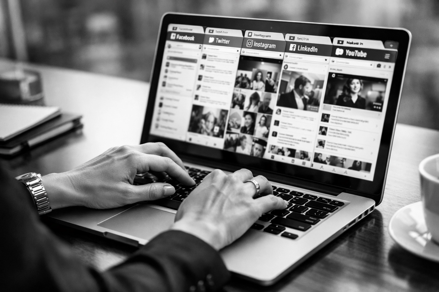 Managing business profiles across multiple social media platforms for NAP consistency