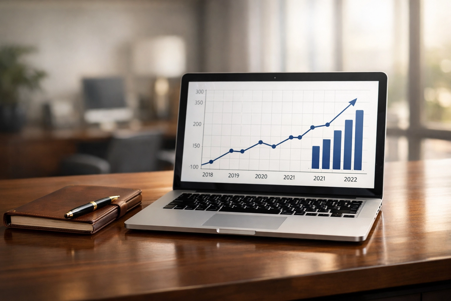 Professional business valuation showing growth data to sell a business in Mississippi successfully.